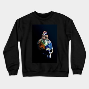 Blooming On A Dead Planet Crewneck Sweatshirt